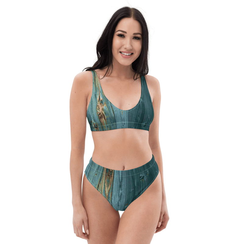 Recycled high-waisted bikini